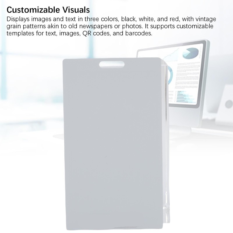 Generic E Ink Smart Badge Holder, 3.7in NFC Electronic Paper