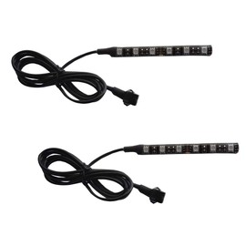 Kingshowstar 2pcs 4inch 6 LED Multi-Color Flexible Strip Accent Lights 5050 SMD Flex RGB for Motorcycle,ATV,Car,