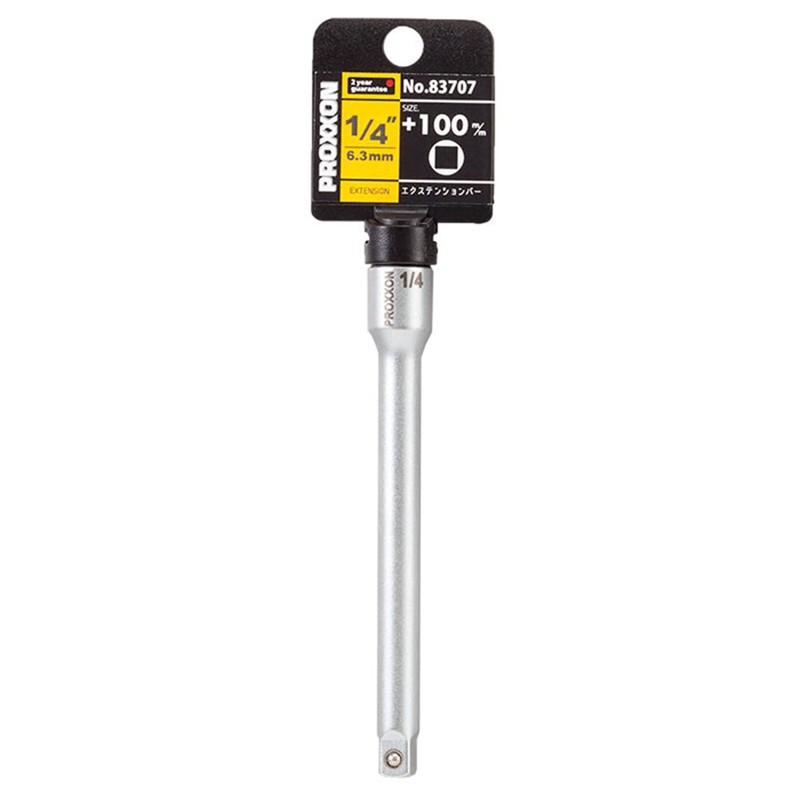 PROXXON No.83707 Extension Bar 1/4" 3.9 inches (100 mm)