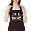 GXVUIS Coffee Gets Me Started Jesus Keeps Me Going Women