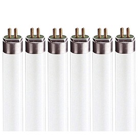 Luxrite LR20775 (6-Pack) F54T5/835/HO 54-Watt 4 FT T5 High Output Fluorescent Tube Light Bulb, Natural 3500K, 4200 Lumens, G5 Mini Bi-Pin Base