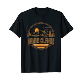 Vintage Hornitos, California Mountain Hiking Souvenir Print T-Shirt