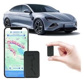 Mythya Mini Rastreador GPS para Vehículos, Rastreador GPS Magnético En Tiempo Real, Rastreador GPS 1000MAH, Global para Perros, Camiones, iOS y Androi