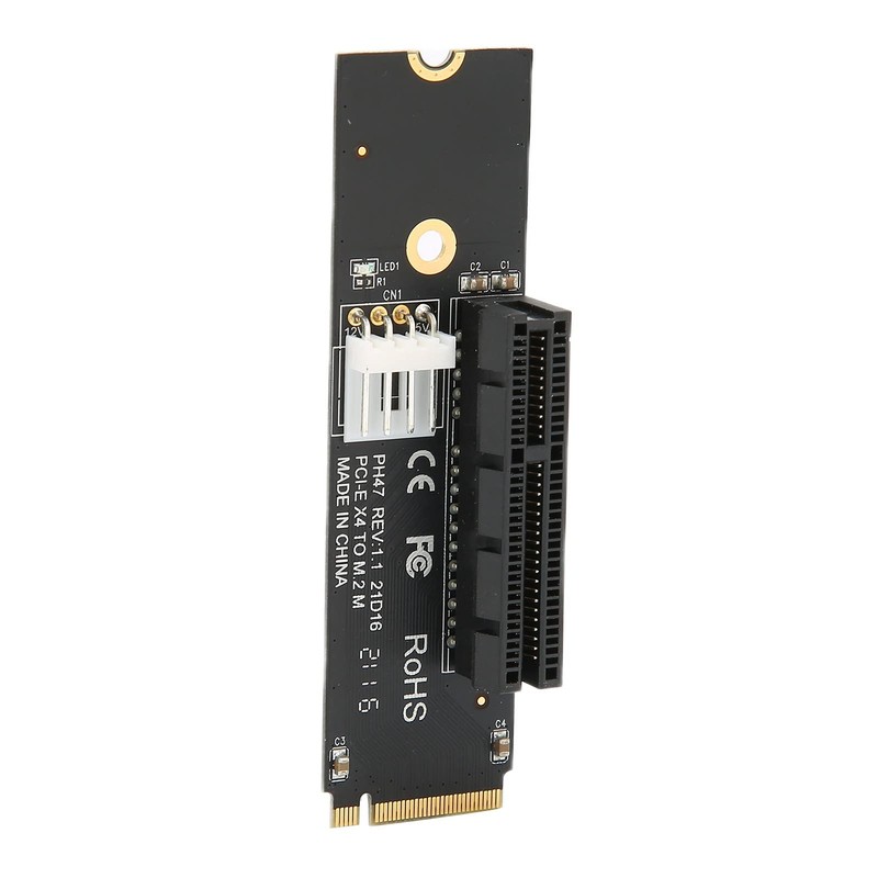 NGFF to PCI-E Riser Card, M.2 to PCI-E 4X Riser