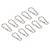 10Pcs Carabiner Clip Spring Snap Hook Heavy Duty Quick Link