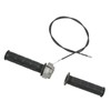 2PCs Twist Throttle Cable Handle Accelerator Handle Grips Replacement for