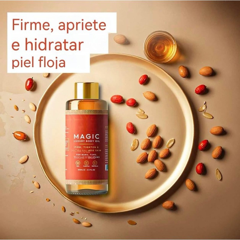 Aceite corporal mágico 2pcs, hidratante compacto, aceite corporal de lujo