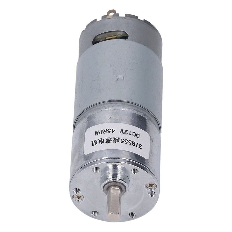 DC Geared Motor 45RPM Brass Coil Reversible Self Locking Wear