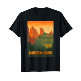 Colorado Springs Garden of The Gods Graphic Design T-Shirt