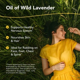 North American Herb & Spice Lavenol - 1 fl. oz. - Wild Lavender Oil - Supports Healthy Nervous System, Nourishes Skin & Hair - Non-GMO - 430 Servings