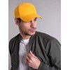 styleBREAKER Unisex 6 Panel Baseball Cap Brushed Cotton Velcro Adjustable