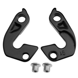 2 Pcs Bicycle Rear Derailleur Hanger Rear Rear Derailleur Specifically for Enduro Hard Rock Black