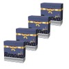 Renova 160 Square Dark Blue Burgundy Luncheon Paper Napkins -