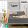 Buymax® Fitted Sheet, 100% Cotton Jersey Baby Bed Sheet for