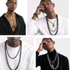Chains Cuban Link Necklace Goth Gothic Cuban Link Curb Mens