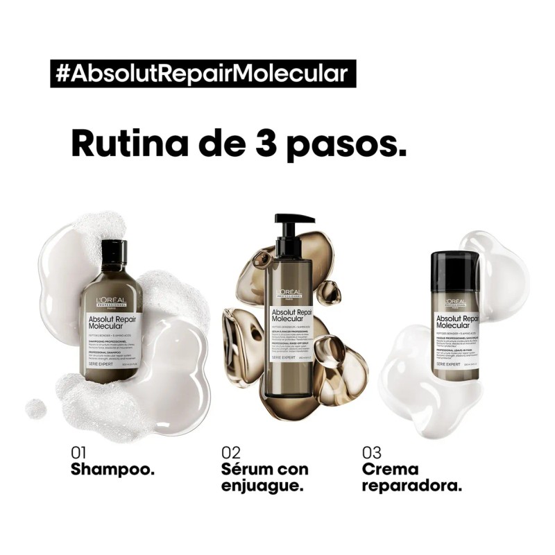 Absolut Repair Molecular Shampoo 500ml LOral Professionnel