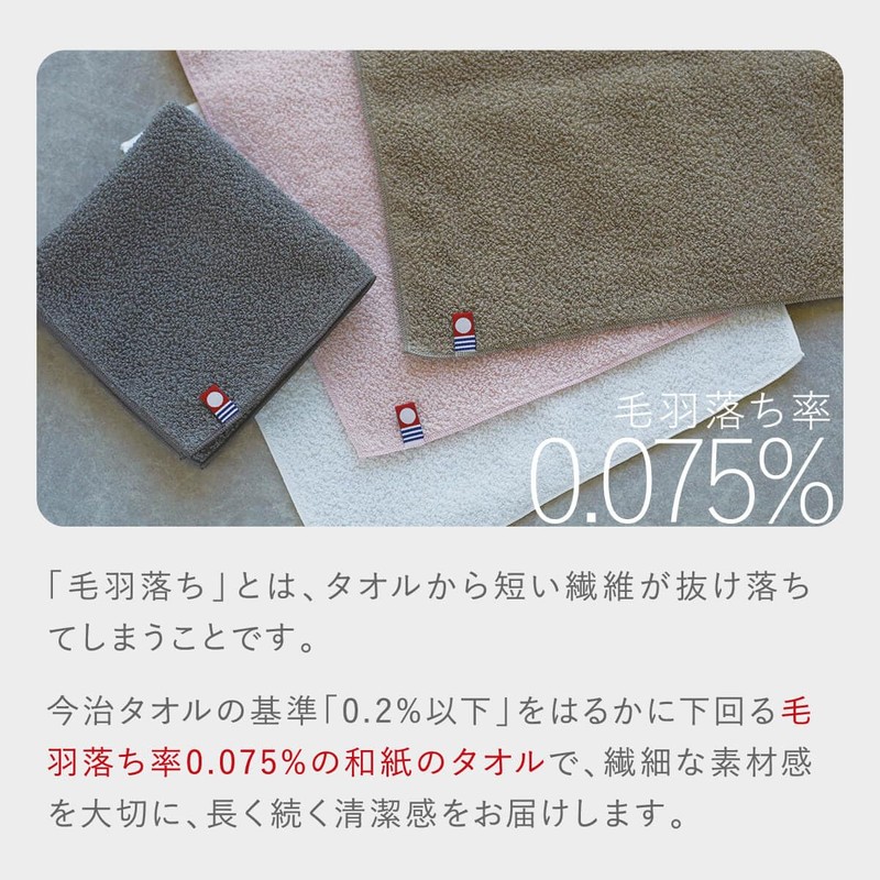 Itokashi Hand Towel, Washi, Cotton, Imabari Towel, Handkerchief, Made in