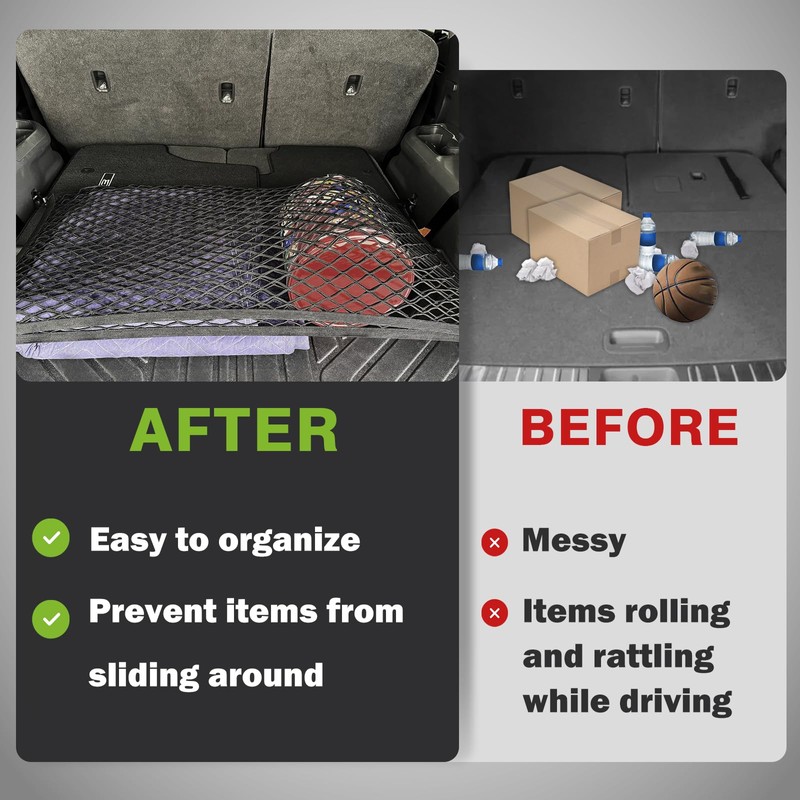 BestEvMod Cargo Envelope Style Mesh Net Compatible with Kia EV9