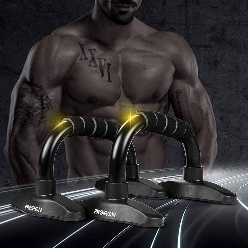 PROIRON Push Up Bar, Metal, Push Up Bar, Incline Grip,