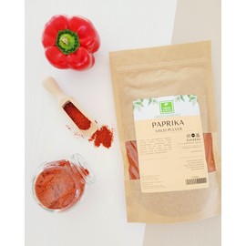 Sweet Red Pepper Ground 250 g from the Green Essence - Sweet Pepper Powder - Natural Spice - Natural Pepper - Powder - High-Quality Spice - Ground Sweet Pepper (250 g)