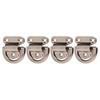 4 Sets Stainless Steel Folding Pad Eye Polishing Rustproof D