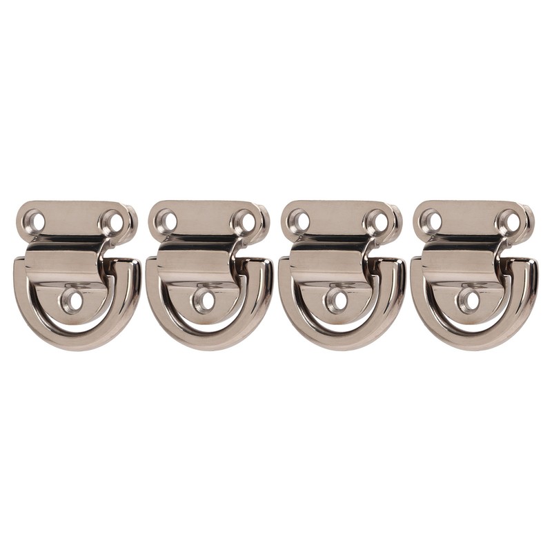 4 Sets Stainless Steel Folding Pad Eye Polishing Rustproof D