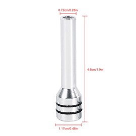 2 PCS Car Door Lock Knobs, Aluminum Pin Handle Kit, Unlock Interior Car Door Lock Knob Pins Cover