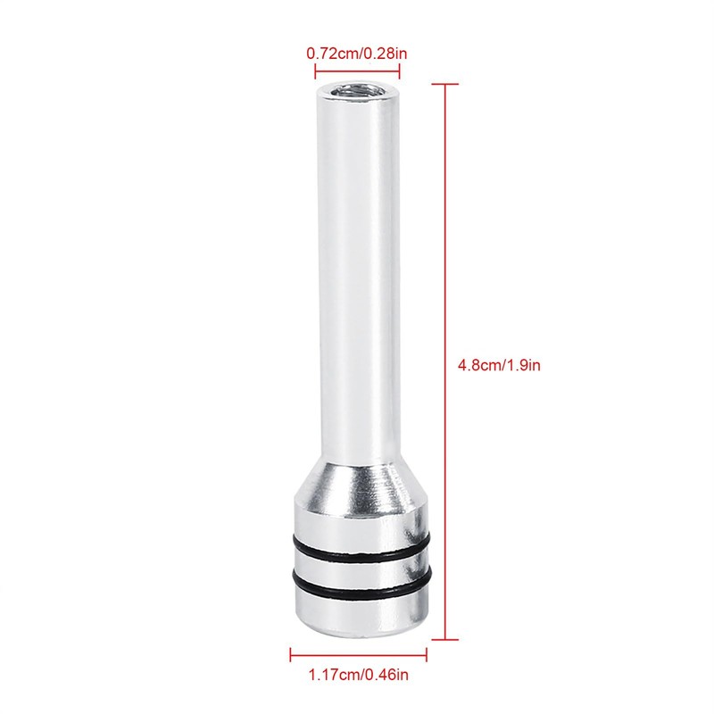 2 PCS Car Door Lock Knobs, Aluminum Pin Handle Kit,