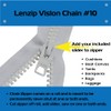 EZ-Xtend #10 Lenzip Chain Vislon Zipper by The Yard with