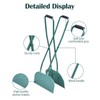 JACEPFY Leaf Grabber Leaf Rake Picker Upper Scoops with Long