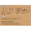 Hyoola 10" Beeswax Taper Candles - 10 Hour Burn Time