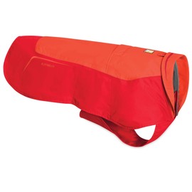 Ruffwear Jacket for Dogs, Windproof and Waterproof, Very Large Breeds, Size: X-Large, Sockeye Red, Vert Jacket, 0575-601L1