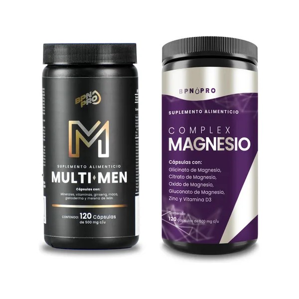BPN PRO Multivitamínico para Hombre y Magnesio Complex Pack -