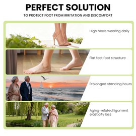 Bukihome Felt Bunion Pads - Bunion Relief & Cushions, Corn Pads for Toes, Callus Pads & Metatarsal Cushion, Alleviates Shoe Friction, Wear with Shoes, for Men & Women, 24 Count