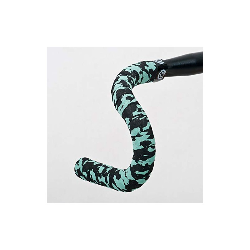 Bike Ribbon Plus Cork Handlebar Tape, Celeste/Black, XL