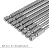 Mesee 8 Pieces Long Torx Head Screwdriver Bit Set, 1/4