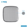 CNX Meer Regadera Cuadrada De 15 Cm Con Cuello De