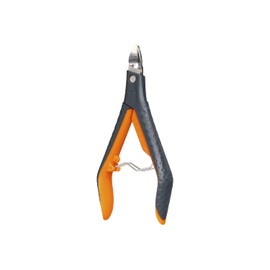 UNHEX - X70 Nail Nipper – Cuticle Remover, Manicure and Pedicure, Cuticle Trimmer, Nail Care, Toenail Clippers – Self Care, Stainless Steel, Sterilizable – Grey/Orange