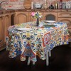 Yighty Oval Boho Tablecloth 60x84 inches