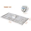Gurfuy Extra Large Long Rectangle Ottoman Table Tray 40"x20" -