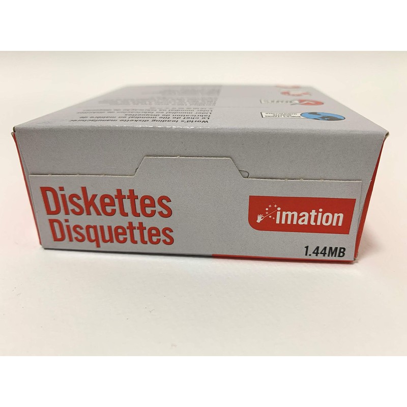 Imation MF2HD10P (IBM)-O 3.5 Inch Floppy Disk, DOS/V Formats, 10