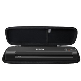 Anleo Hard Carrying Case for Epson Workforce ES-50 Portable Sheet-Fed Document Scanner (Black)