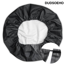 Spare Tire Cover for RV Trailer, Waterproof Leather Wheel Cover with American USA Flag, Camper Spare Tire Cover Fit for Jeep Wrangler Rv SUV Truck Travel Trailer 17"