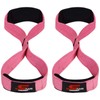 Lifting Straps Padded Grip Figure 8 Wrist Straps Weight Heavy