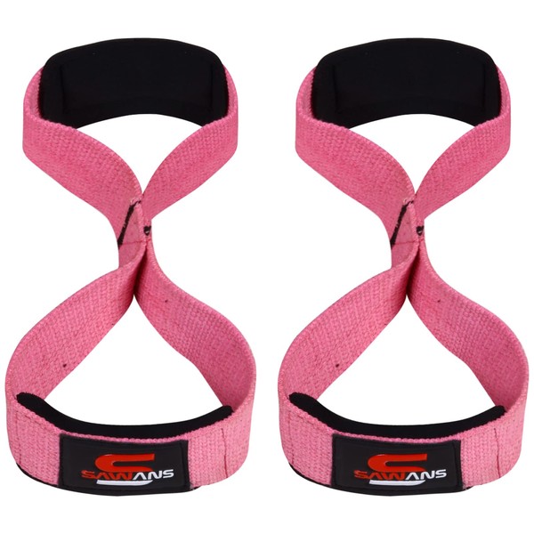 Lifting Straps Padded Grip Figure 8 Wrist Straps Weight Heavy