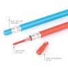 APLI 20080 Color Click Mechanical Pencil with Sharpener and 12