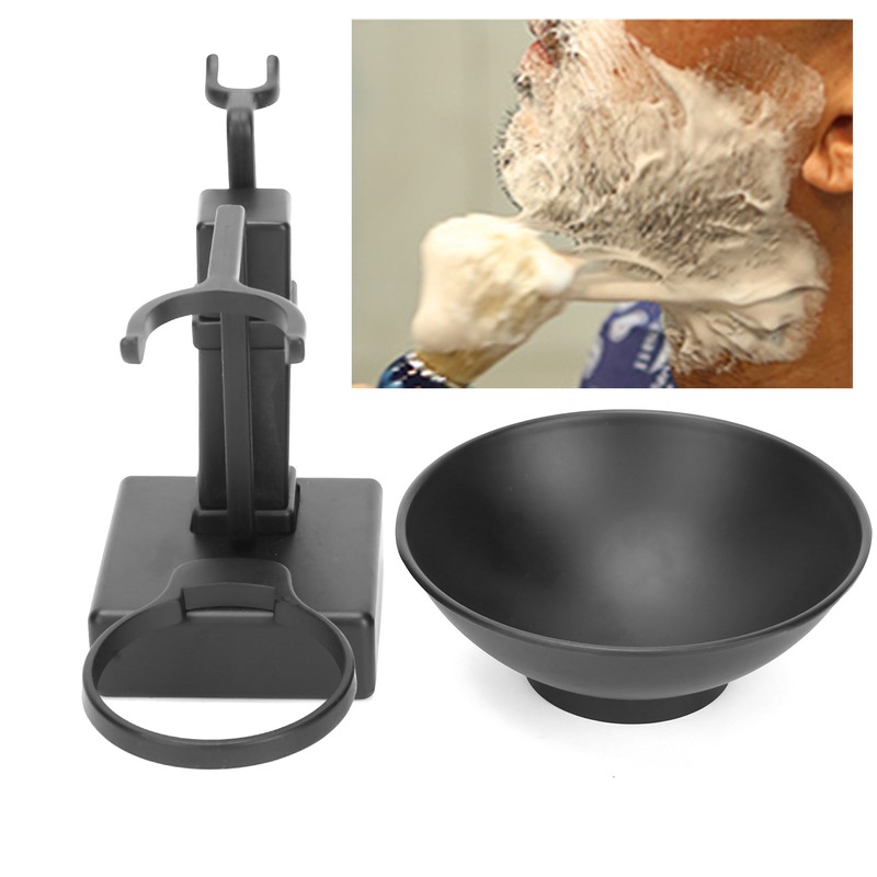 Stainless Steel Shaving Razor Brush Holder Household Soap Bowl Shaving