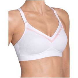 Triumph Triaction Free Motion N EX Sports Bra without Underwire, White, 80B