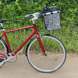 KLICKfix bike basket, bicycle bag, black, 26 x 35 x 38 cm