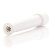 Large White Tap Swirl Nozzle for 1/2-Inch Tap Anti Splash
